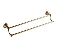 50 cm de long laiton matériel bronze antique vieux porte-serviettes double tige salle de bain pendentif peut être