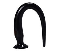 50 cm Plug Anal en avec Ventouse Forte, Gode Realiste avec Ventouse Godemichet Anal Stimulateur de La Prostate Femmes Dilatateur Débutant Jouet Super Long Body Relax Massage Noir