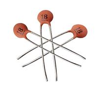 50 Condensateurs à disque céramique basse tension 18pF 50V 2mm (50 18pF 50 ν 2mm Pitch - Niedervolt - Keramikscheibenkondensatoren Appareils électroniques