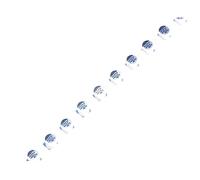 50 condensateurs électrolytiques en aluminium 50V 2.2UF SMD 4 * 5MM Composant