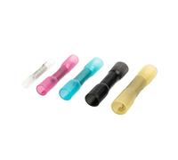 50 connecteurs bout à bout thermorétractables étanches et isolés for câbles automobiles, sections de 0,3 à 6 mm² (26-10 AWG).(Pink)