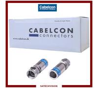 50 Connecteurs F «QuickMount™» à Compression Pro Cabelcon F-56-CX3 7.0 QM