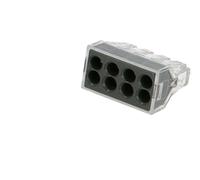 50 connecteurs WAGO 8 entrées (noir)