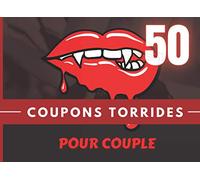 50 COUPONS TORRIDES POUR COUPLE: Bons hot et torrides à offrir à son chéri pour une partie de plaisir entre partenaire de couple |Cadeau idéal Saint ... cm | 8,25 x 6 in | SUPER IDÉE CADEAU COQUIN