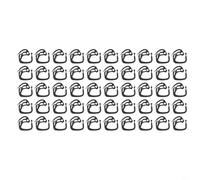 50 Crochets Filet Anti-Oiseaux Plastique Léger pour durable 50 | Matériau plastique léger, pour durable, ne se déforme pas, pour filet anti-oiseaux et ombrage