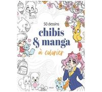 50 Dessins Chibis & Manga À Colorier