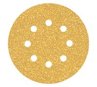 BOSCH Feuille abrasive EXPERT C470 a 8 trous, 125 mm, G 40, 50 pieces 2608900908