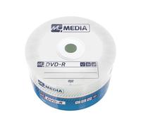 MyMedia Lot de 50 DVD-R 16 x 4,7 Go I 16 Broches I DVD Vierges inscriptibles I 16 x Vitesse de Gravure et Longue durée de Vie I DVD-R Réfractable I DVD Vide 69200