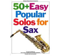 50+ Easy Popular Solos For Saxophone Bb And Eb Inst... Saxophone Alto Partitions