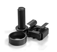 50 écrous cage, vis et rondelles M6 x 16 mm for montage en rack, for armoires de serveur, étagères de serveur et routeurs