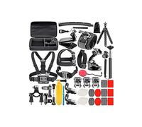 50-en-1 Kit d'Accessoires d'Appareil Photo d'Action Compatible avec GoPro Hero 8 Max 7 6 5 4 Black GoPro 2018 Session Fusion Argent Blanc Insta360