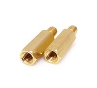 50 entretoises hexagonales M2.5 en laiton, mâle/femelle, de 4 à 6 mm(6mm (50pcs),M2.5 (Thread 5mm))