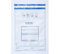 50 Enveloppes de sécurité à usage unique et fermeture autoadhésive avec ruban adhesif anti-fraude pour le transport des fonds, valeurs et documents
