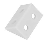 50 Équerres Plastique Blanc Renfort Angle pour Assemblage Meuble et Fixation Cadre DIY