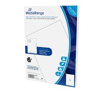 Étiquettes MediaRange A4 - Multi-usages - Adhésif permanent - 50 étiquettes - Blanc G