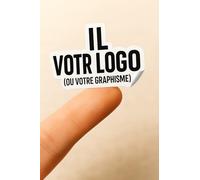 50 étiquettes autocollantes personnalisées avec inscription, logo ou image - Autocollants transparents sur mesure pour entreprises, événements ou usage personnel (Silhouette personnalisée)