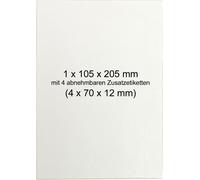 50 étiquettes d'expédition autocollantes étiquette de colis A5 105x210mm pour DHL Hermes DPD