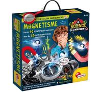 Lisciani - I'M A GENIUS Magnétisme - Plus de 50 expériences scientifiques sur le magnétisme et sur Les Champs magnétiques - - Jeu éducatif pour enfants de 7, 8,10,12 ans