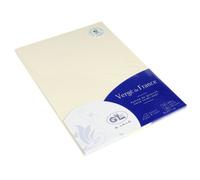 50 feuilles A4 Vergé 100g - Ivoire