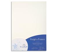 50 feuilles A4 Vergé 160g - Blanc