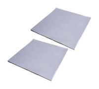 50 Feuilles D’aluminium Ménagères Multifonction | Argenté, Tôle en Tinfoil, Anti-graisse, Protège les Résidus, pour Cuisson Papillote, Usage Professionnel
