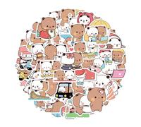 50 Feuilles D'autocollants pour Scrapbooking PVC Stickers Scrapbooking Stickers Bullet Journal Convient pour Les Agendas Albums Photos Travaux Manuels Fabrication de Cartes Téléphones Portables