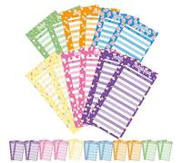 50 Feuilles de Budget Portables pour Suivi des Papier Créatif | Recharge de Classeur à Espèces, Gestion du Budget, Format Pratique pour Pique-niques et Voyage Couleur Aléatoire
