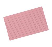 50 feuilles de papier à notes coloré 3x5 pouces, carte, Red | Papier à notes coloré 3x5 pouces, 50 pièces, carte d ' étude lignée, petits blocs-notes de poche, cartes lignées