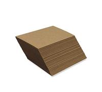 50 Feuilles de papier kraft Nature-eco - 8 x 14 cm - Carton kraft 380 g - Stable, extra solide - Papier créatif - Qualité exclusive - Papier recyclé - Aspect solide élégant (Pack de 50, 8 x 14 cm)