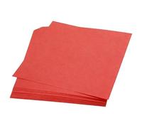 50 Feuilles de Papier Origami Rouge 15x15cm, Papier Créatif Double Face pour Projets Artistiques DIY, Scrapbooking, Bricolage Scolaire, Emballage Cadeaux et Pliage Décoratif