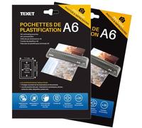 50 Feuilles de plastification A6 150 microns