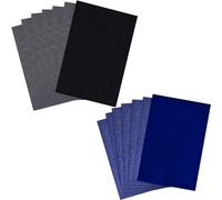 50 Feuilles Papier Carbon Noir, 50 Feuilles Papier de Copie Carbon Bleu, Calque Graphite A4, Papier de Transfert de Carbone Réutilisable, pour Papier, Bois, Toile, Céramique et Autres Surfaces