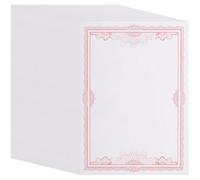 50 Feuilles Papier Intérieur du Certificat 150g, 50 Imprimable