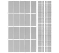 50 Feuilles Rectangulaire Autocollant à Gratter | Feuilles Adhésives, Pelage Facile sans Trace, pour Petites Entreprises et Fêtes, Messages Cachés