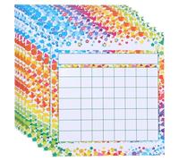 50 Feuilles Tableau D’incitation pour Garçon et Filles, Papier | Récompense les Comportements Positifs, Capte L’attention, Usage en Maternelle, pour Élèves