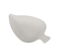 '50 Fingerfood - Assiettes, Canne à sucre "Pure" 8 cm x 6 cm blanc "Leaf, 1 x 50 pièces