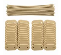 50 Fixation Brise Vue Beige 3.4x1.8cm avec Serre Câble pour Canisse Balcon | Kit Fixation Occultant Beige, 50 Clips de Fixation et Serre Câbles, Pastilles de Montage 3.4x1.8cm pour Canisse Brise Vue