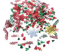 50 G de Confettis de Table de Noël Pentag S Lettres en Pin, Accessoires de Bricolage avec de Jolis Ornements. Leur Design pour Vibrer Noël Accessoires DIY Table de Noël Confettis