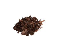 50 g de copeaux de bois de chêne américain moyen ou lourd - à ajouter au vin ou à la bière - donne un beau goût de tonneau de bois (grillé moyen)