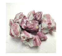 50 g de cristaux de tourmaline rubellite de 2 à 5 cm, décoration d'intérieur, artisanat en pierre