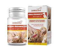 50 g hémostatique chiens chats bloqueurs de sang cicatrisation hémostatique animaux de compagnie soins de santé de l'animal de compagnie de tampon de poudre de tampon de poudre gros chiens