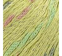 50 g « Summer Pon Pon » - Couleur 56 - Jaune clair/vert menthe/fuchsia clair/bleu clair - Fil avec mini pompons multicolores