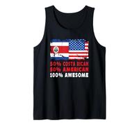 50% Half Costa Rican Half American 100% Awesome Costa Rica Débardeur