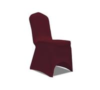 50 Housses De Chaise Extensibles Bordeaux