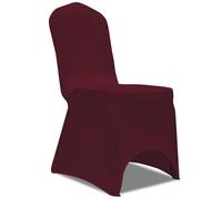 50 housses de chaise extensibles bordeaux Pour mariage banquet conférence vidaXL