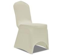 50 Housses De Chaise Extensibles Crème