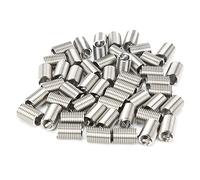 50 inserts filetés en acier inoxydable, outil de réparation de filetage, manchon fileté standard américain 5/16 po-18x3D pour alliage d’aluminium et de plastique, renforcement et