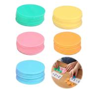 50 Jetons de Loto en Plastique - Pions de Jeu de Société pour Bingo, Tombola et Apprentissage du Comptage - Accessoires Durables pour Jeux de Table et Activités Éducatives