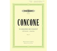 Concone Giuseppe - 50 Leçons Op.9 - Vocal