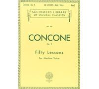 [(50 Lessons, Op. 9: Medium Voice )] [Author: Concone Joseph] [Nov-1986]